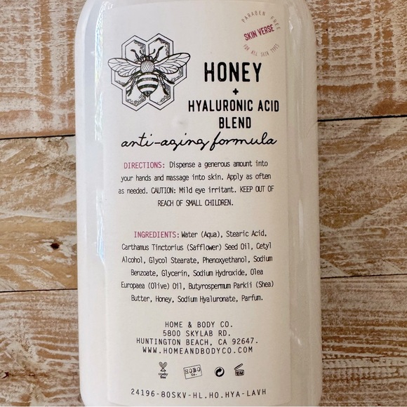 🍯Honey Anti-aging Hyaluronic Body Lotion🍯 ~27oz NWT lavender honey - Picture 6 of 6